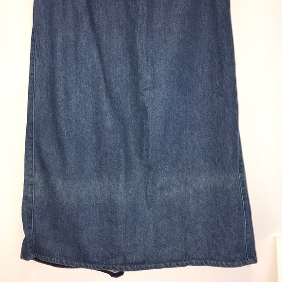 Mc Mac Long Jean Skirt 100% Cotton Size 9/10 - Picture 6 of 7